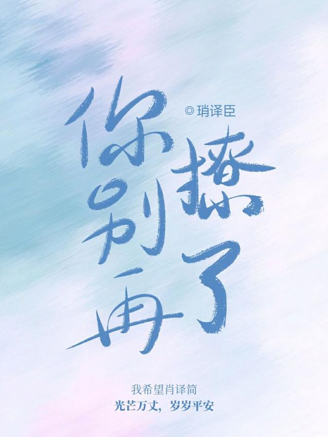 你别再撩了琑译臣，你别再撩了小说免费阅读