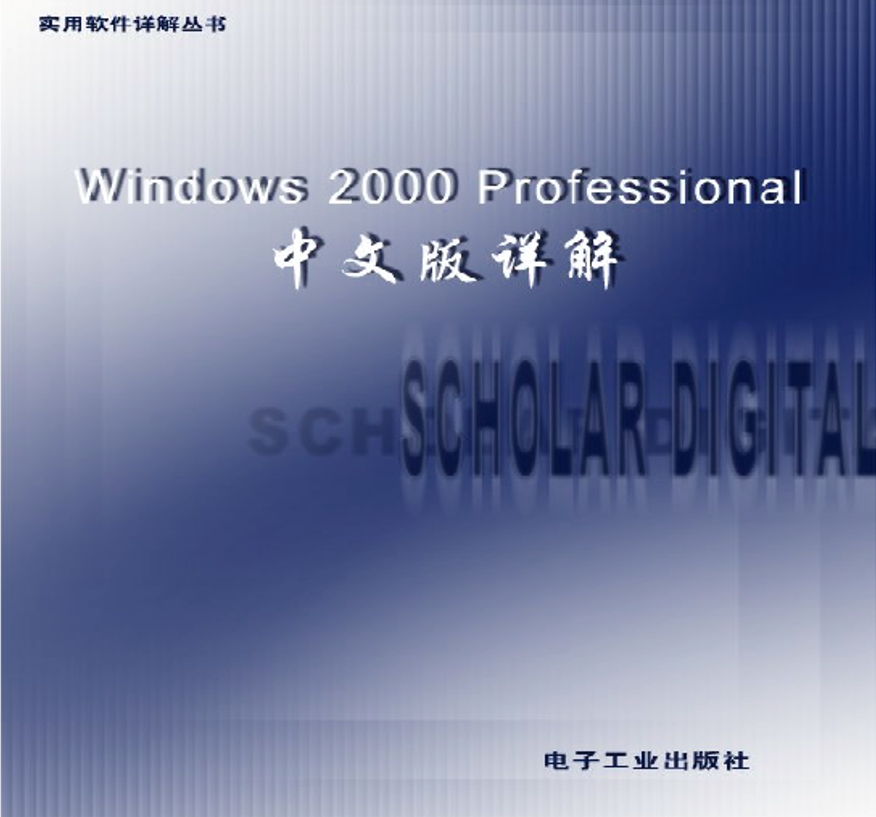 Windows 2000 Professional中文版详解