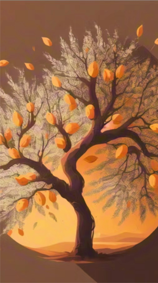 杏树发芽了