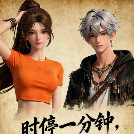 时停一分钟，沙滩模特带回家