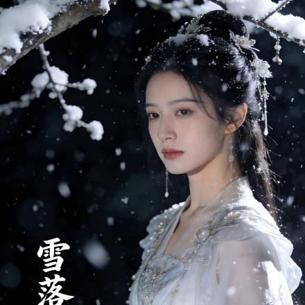 雪落高枝妆