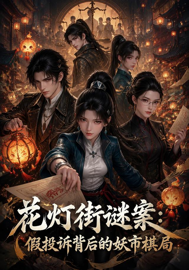 花灯街谜案：假投诉背后的妖市棋局封面