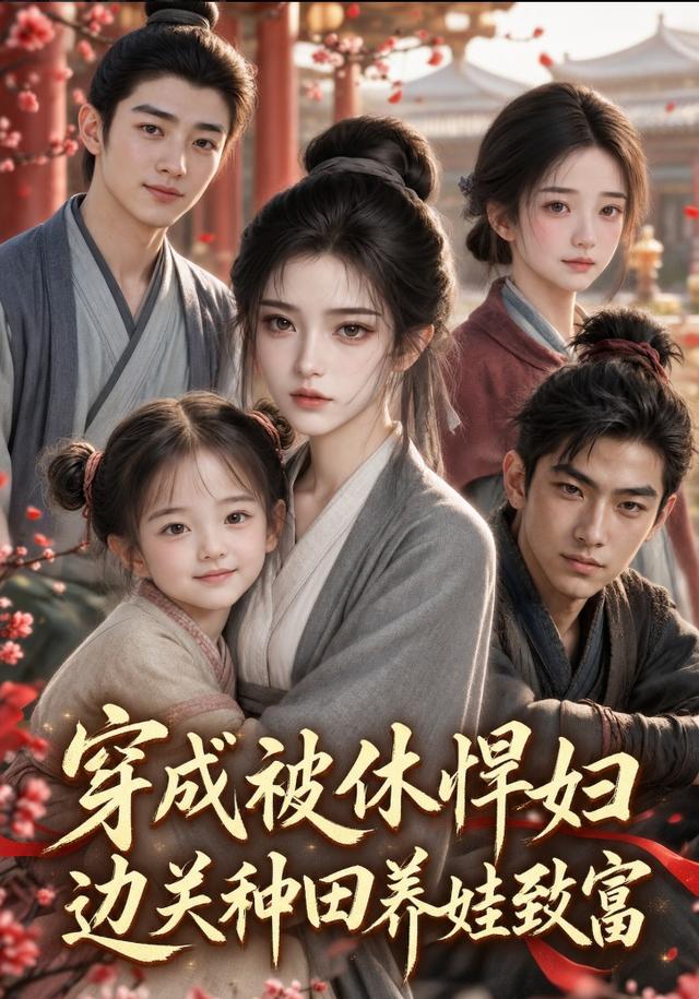 穿成被休悍妇，边关种田养娃致富 cover