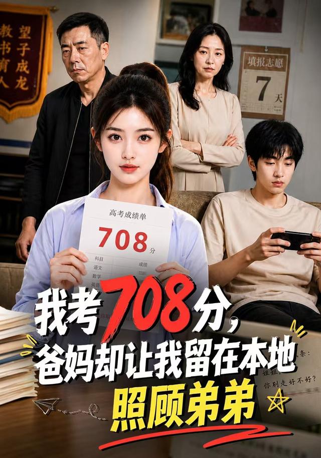 我考708分，爸妈却让我留在本地照顾弟弟 cover