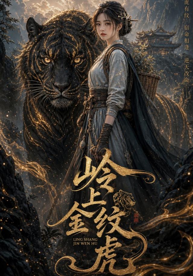 岭上金纹虎