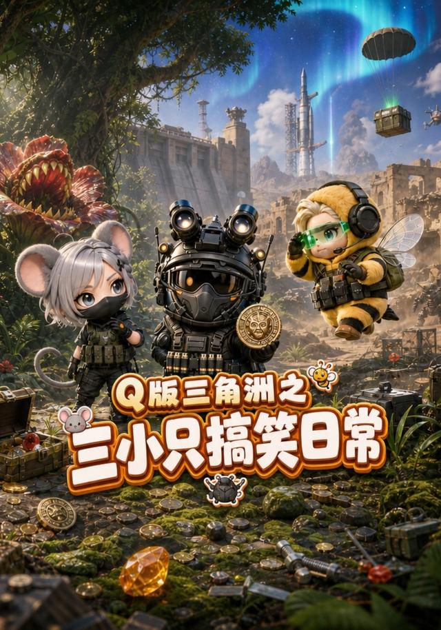 Q版三角洲之三小只搞笑日常