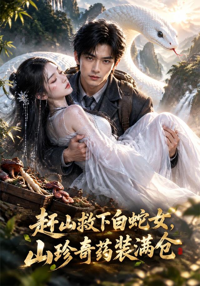赶山救下白蛇女，山珍奇药装满仓