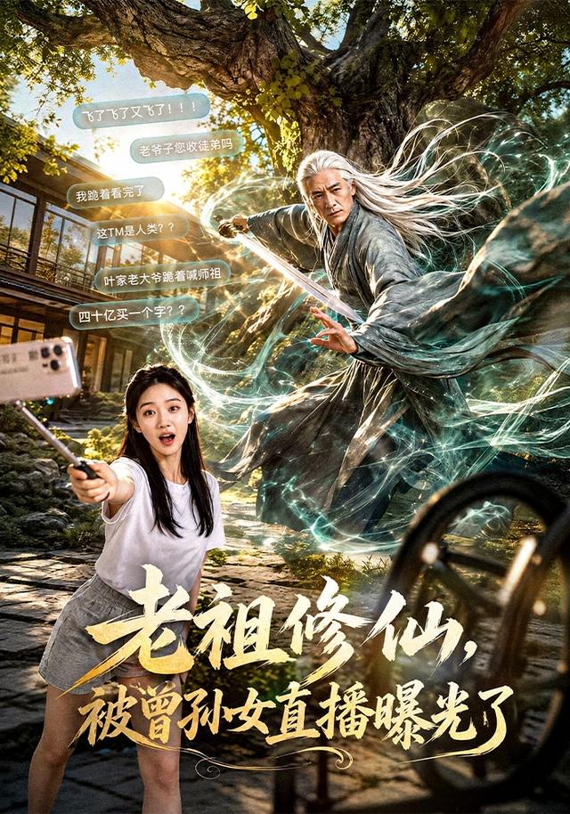老祖修仙，被曾孙女直播曝光了 cover