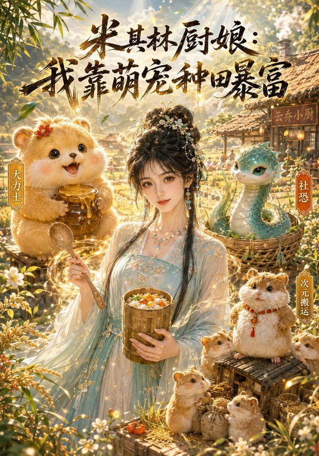 米其林厨娘：我靠萌宠种田暴富 cover