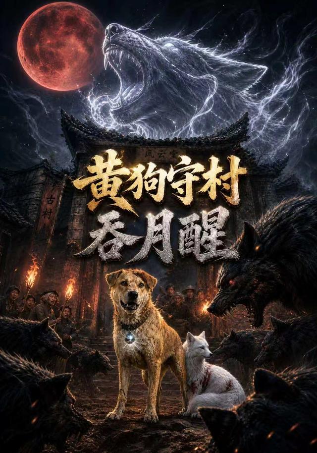 黄狗守村，吞月醒