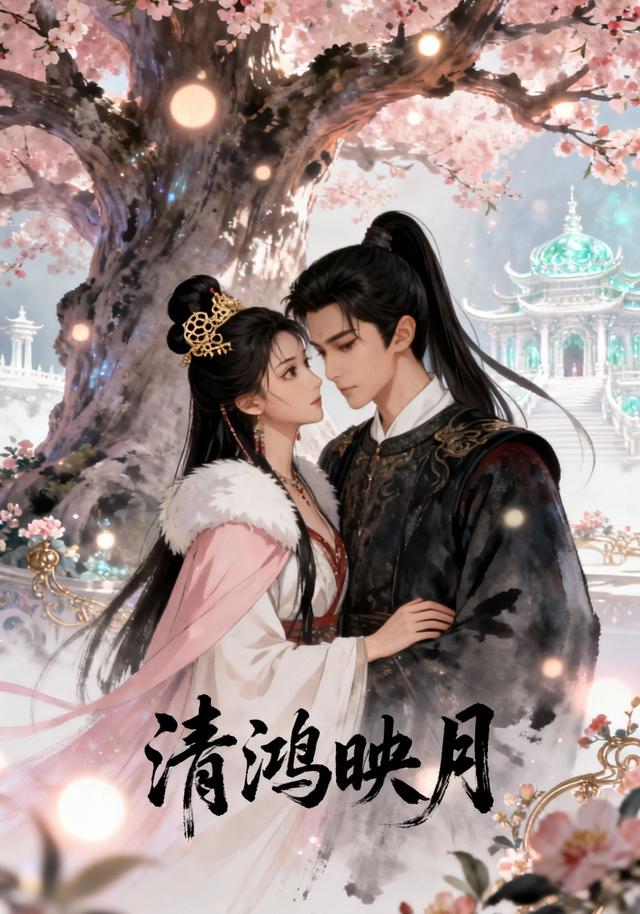 清鸿映月