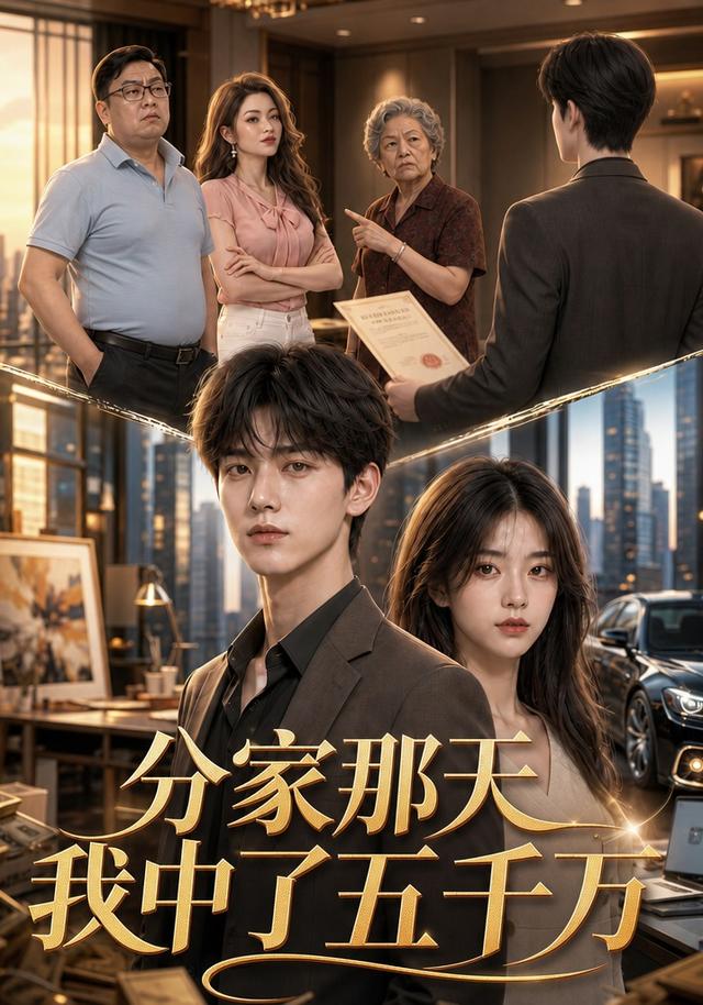 分家那天我中了五千万 cover