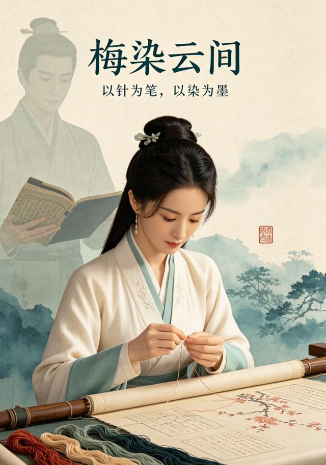 梅染云间