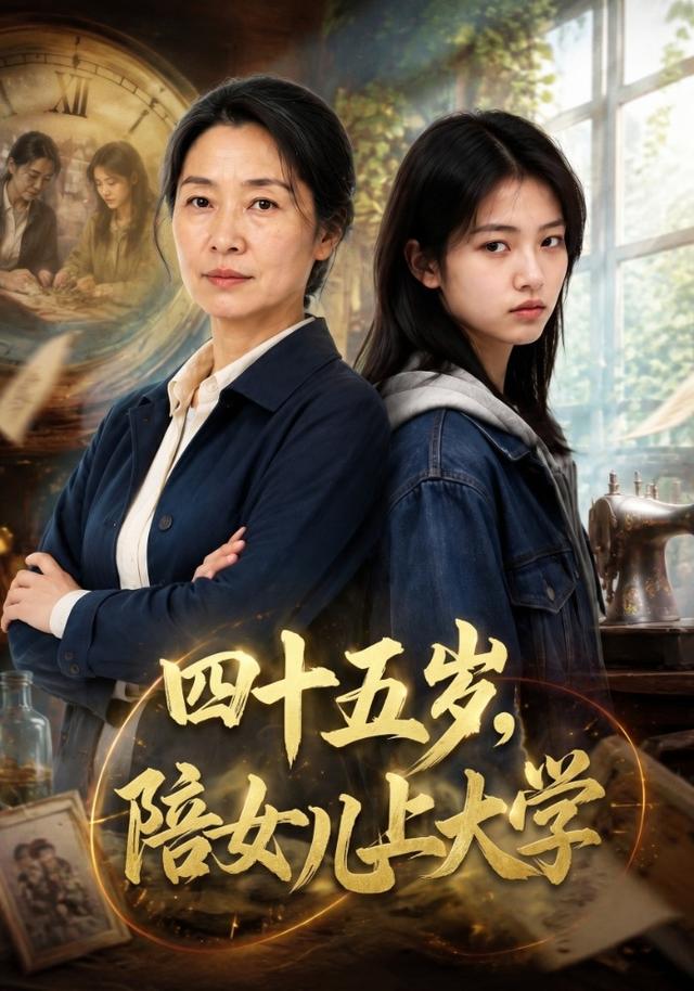 四十五岁，陪女儿上大学 cover