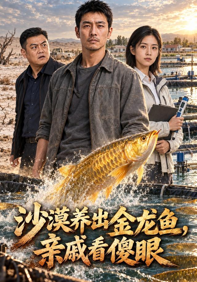 沙漠养出金龙鱼，亲戚看傻眼