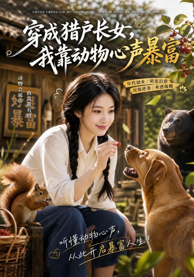 穿成猎户长女，我靠动物心声暴富 cover