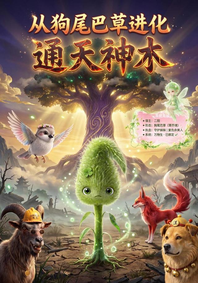 从狗尾巴草进化通天神木 cover