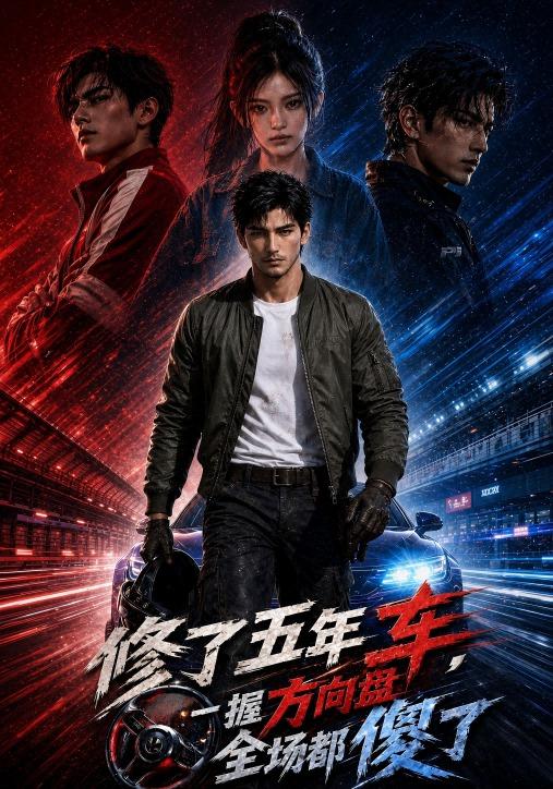 修了五年车，一握方向盘全场都傻了
