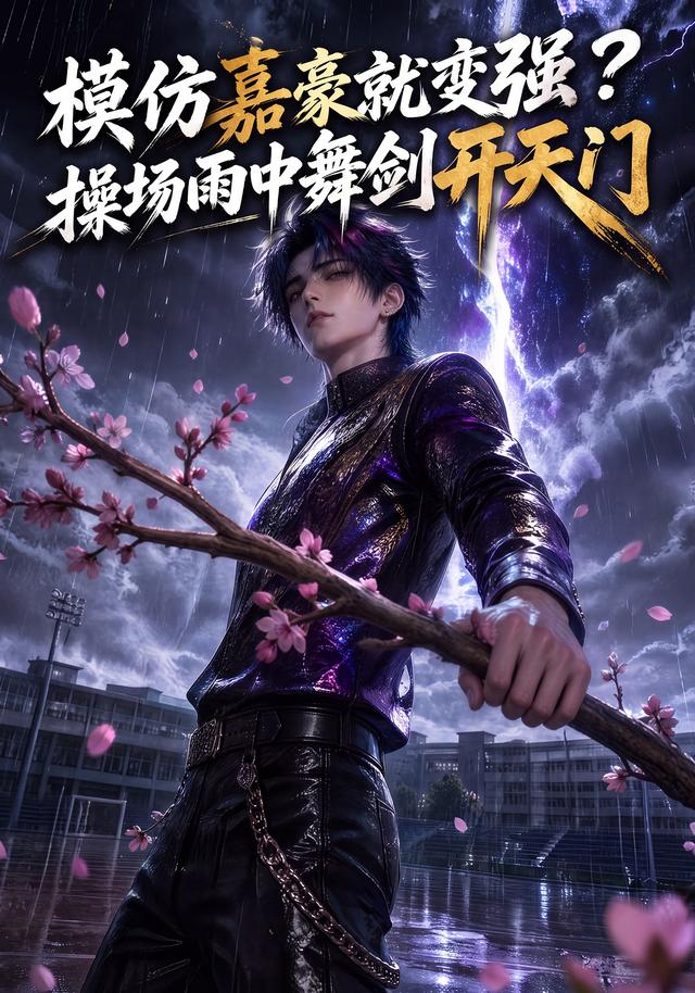 模仿嘉豪就变强？操场雨中舞剑开天门