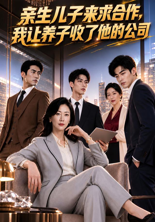 亲生儿子来求合作，我让养子收了他的公司