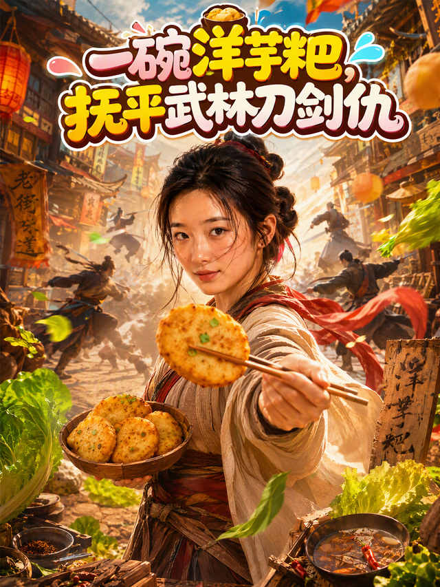一碗洋芋粑，抚平武林刀剑仇封面