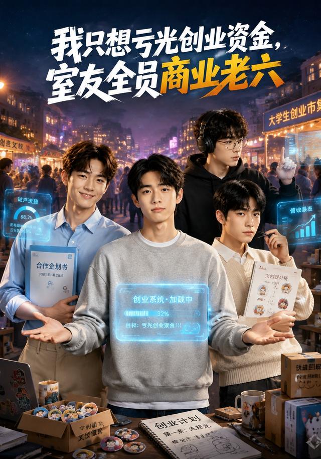 我只想亏光创业资金，室友全员商业老六 cover