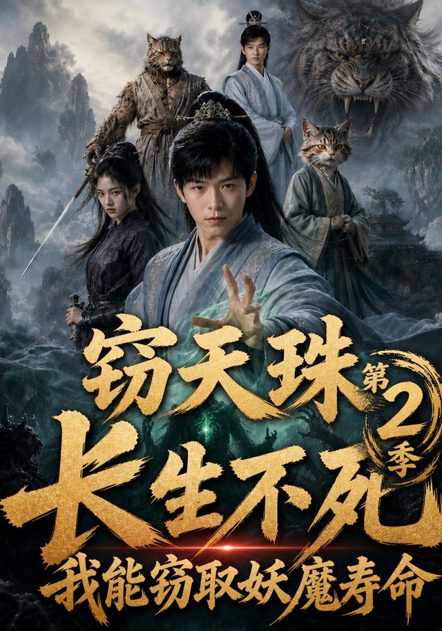 窃天珠长生不死，我能窃取妖魔寿命第2季封面