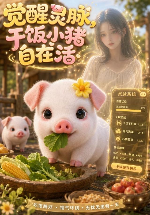 觉醒灵脉，干饭小猪自在活 cover