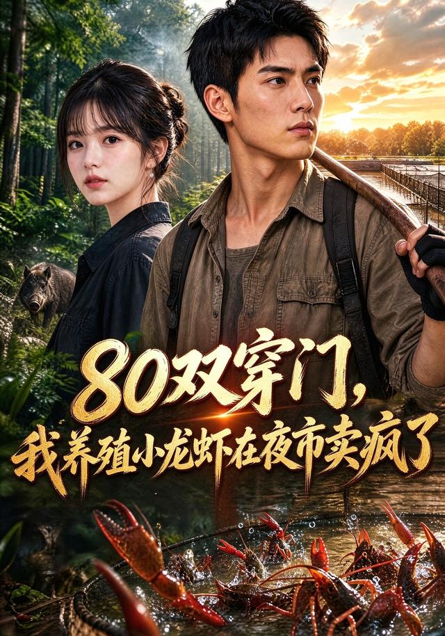 80双穿门，我养殖小龙虾在夜市卖疯了