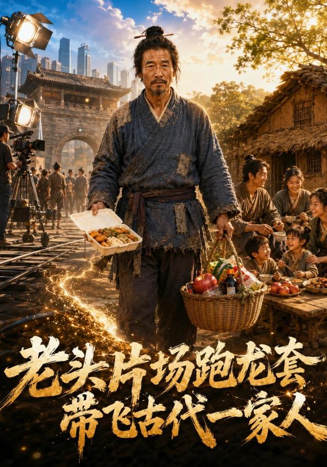老头片场跑龙套，带飞古代一家人