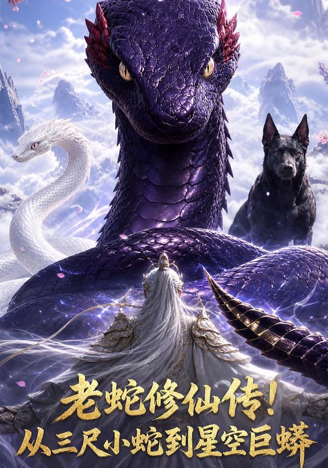 老蛇修仙传！从三尺小蛇到星空巨蟒