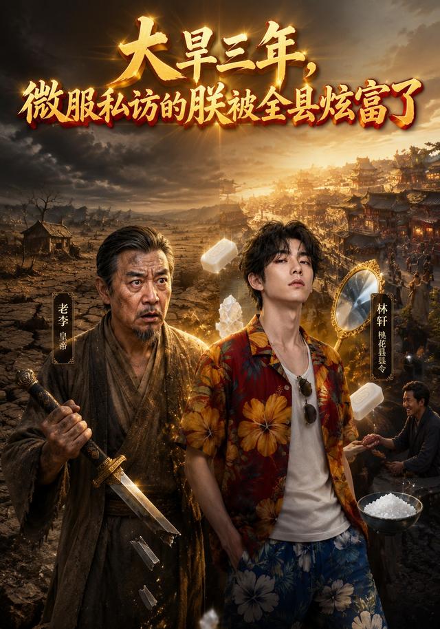 大旱三年，微服私访的朕被全县炫富了 cover