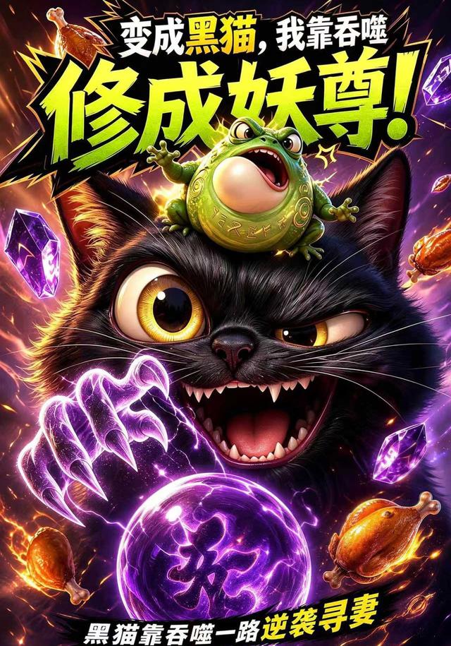 变成黑猫，我靠吞噬修成妖尊！