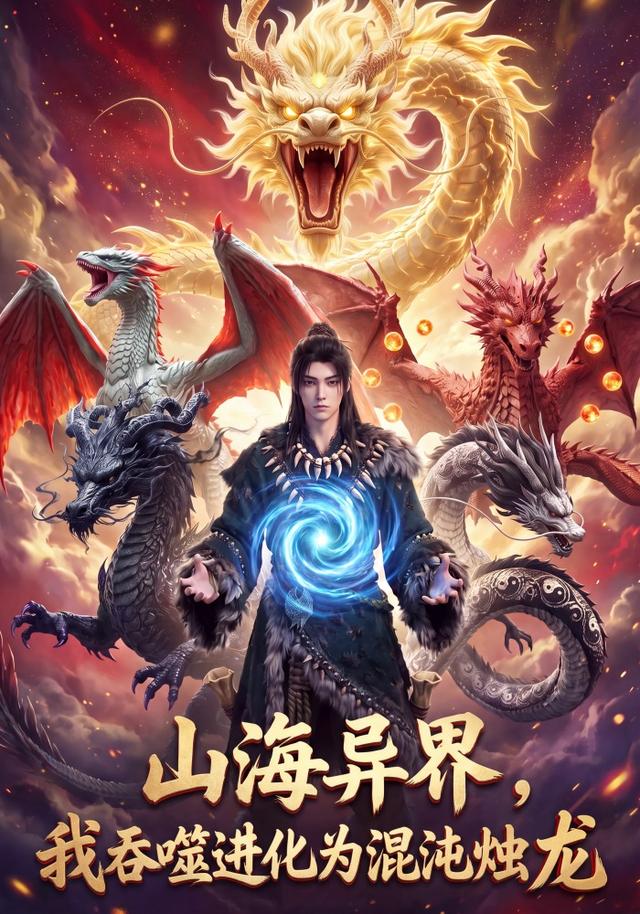 山海异界，我吞噬进化为混沌烛龙 cover