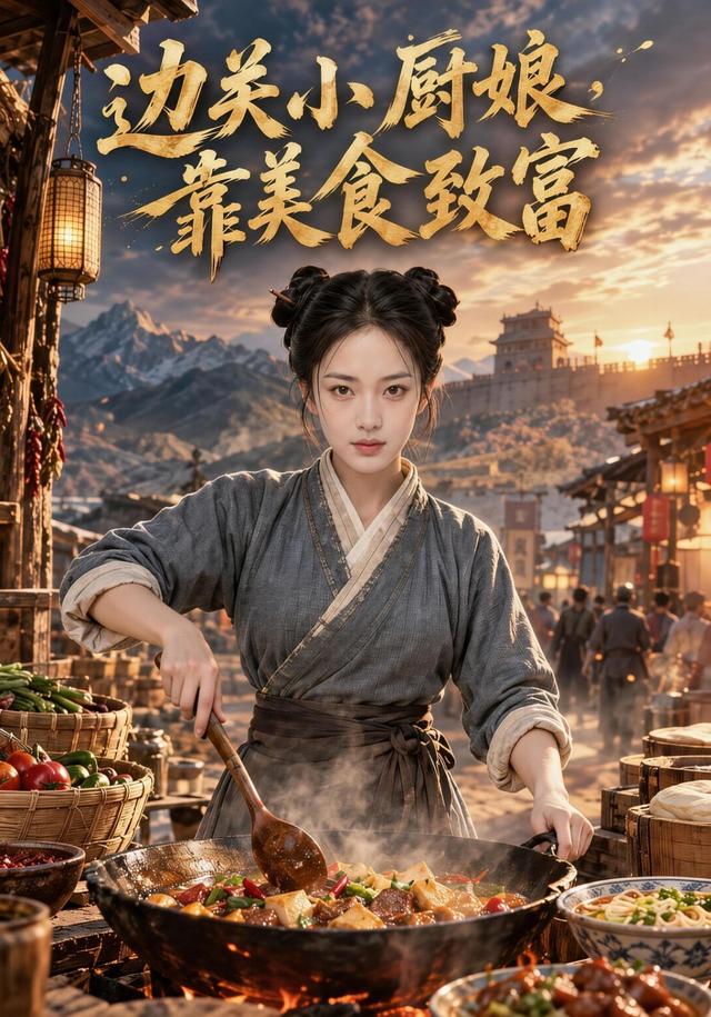 边关小厨娘，靠美食致富封面