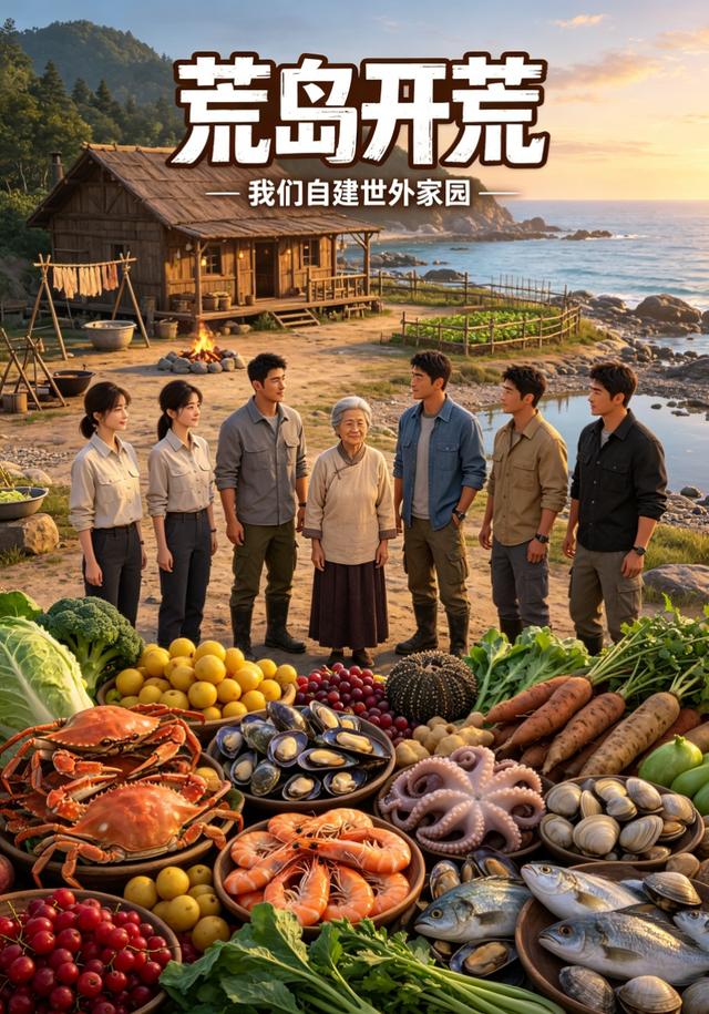 荒岛开荒我们自建世外家园 cover