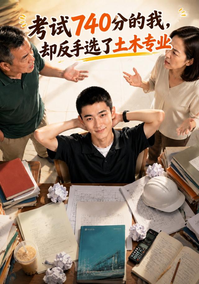 考试740分的我，却反手选了土木专业 cover