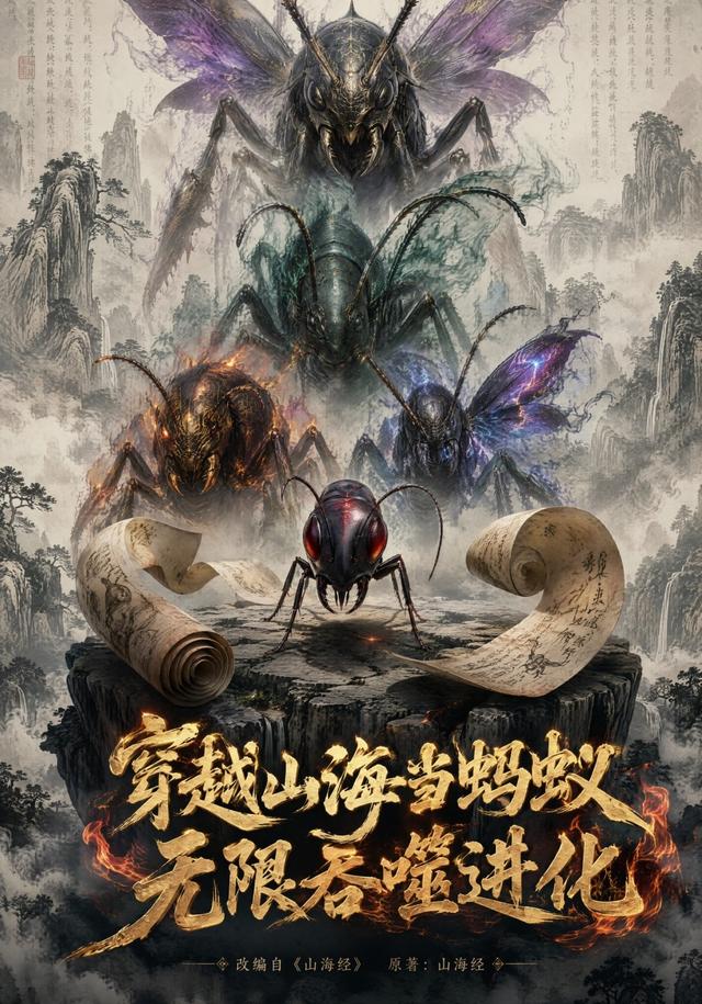 穿越山海当蚂蚁，无限吞噬进化 cover