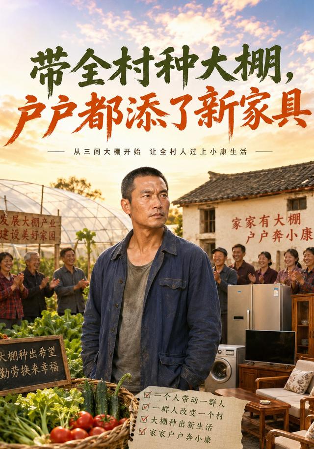 带全村种大棚，户户都添了新家具