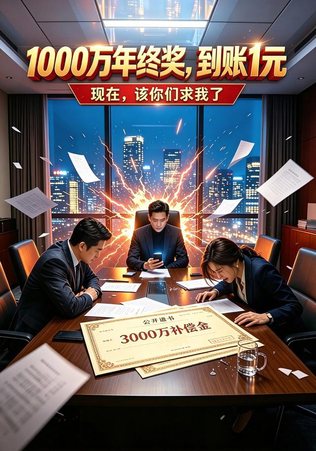 1000万年终奖，到账1元