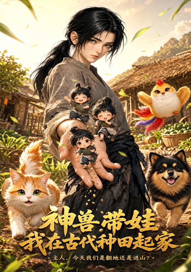 神兽带娃，我在古代种田起家 cover