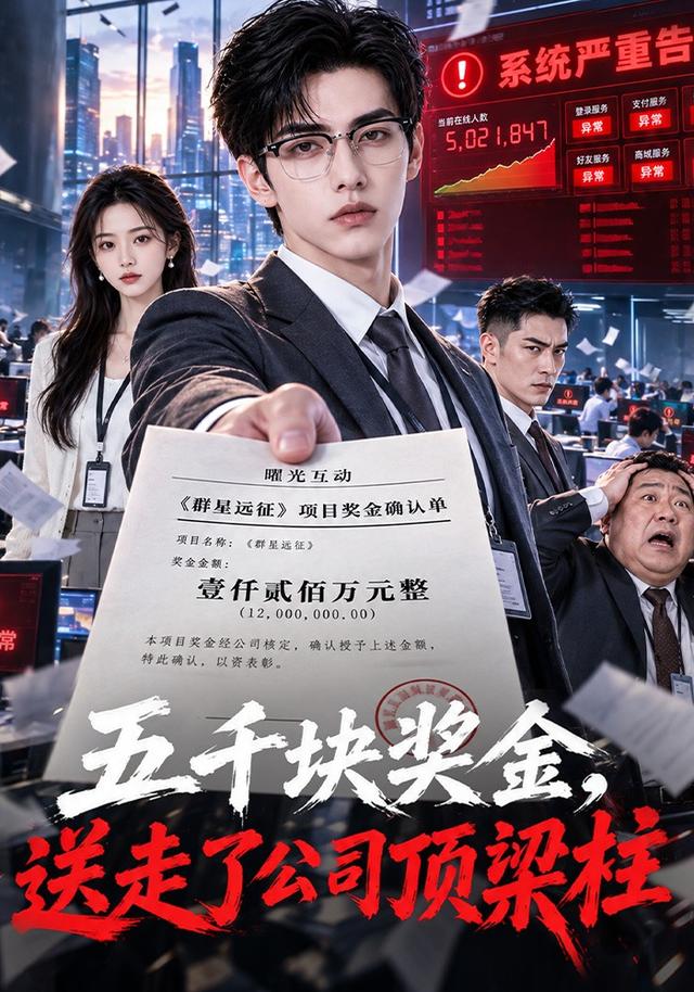 《五千块奖金，送走了公司顶梁柱》作品海报