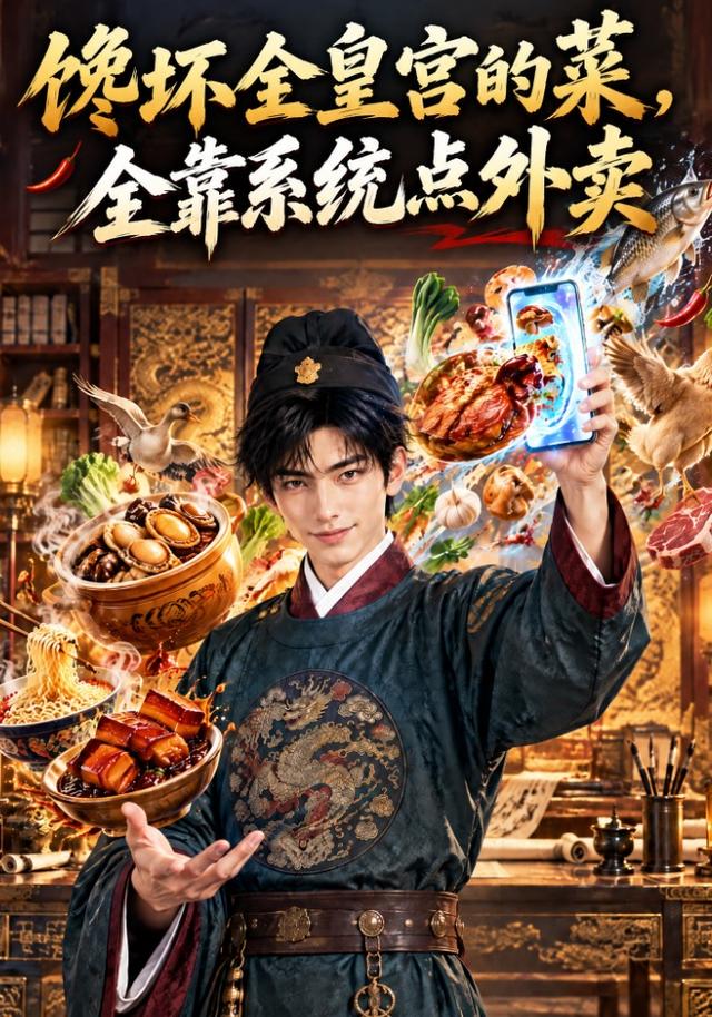馋坏全皇宫的菜，全靠系统点外卖