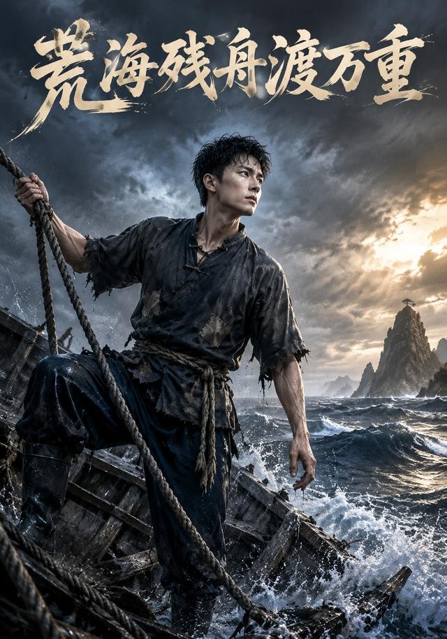 荒海残舟渡万重