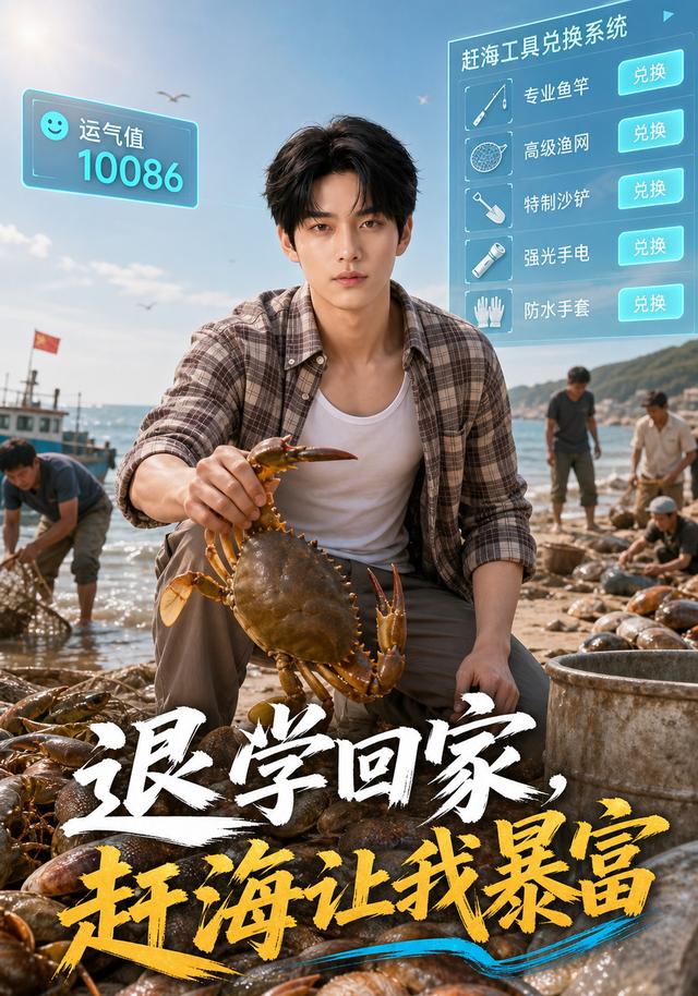 退学回家，赶海让我暴富