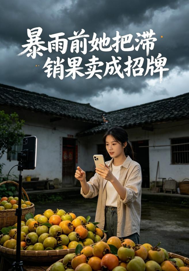 暴雨前她把滞销果卖成招牌