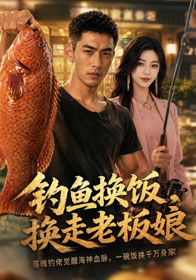 钓鱼换饭，换走老板娘