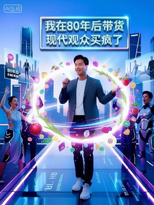 我在80年后带货，现代观众买疯 cover