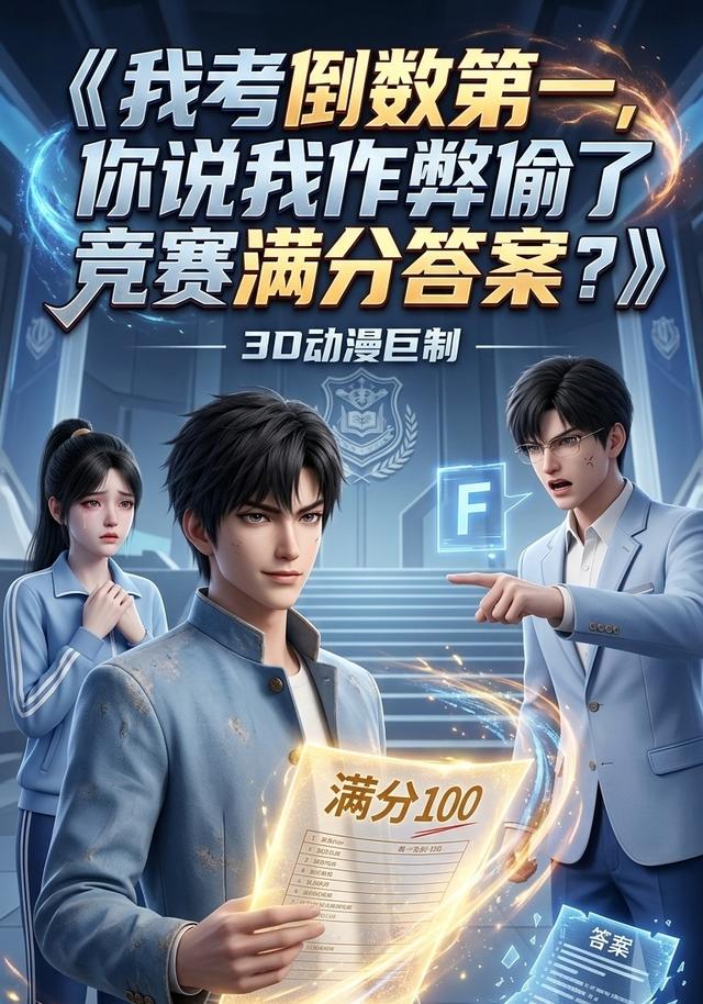 我考倒数第一，你说我作弊偷了竞赛满分答案
