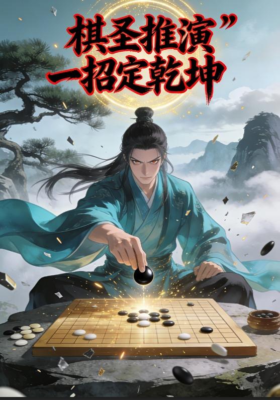 棋圣推演，⼀招定  乾坤